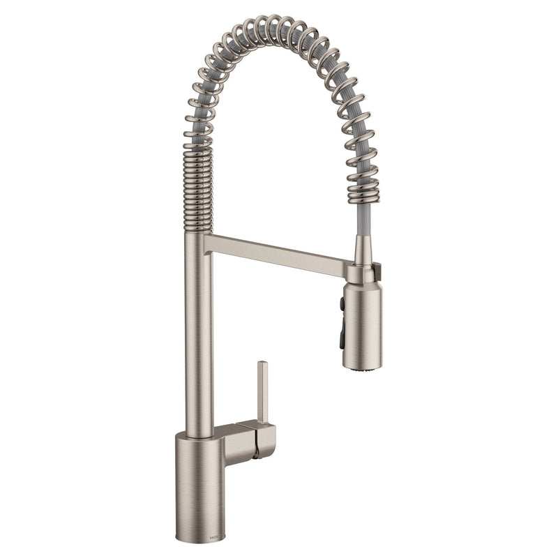 Align Single Handle Pre-Rinse Pull Down Spot-Resist Kitchen Faucet, Stainless Steel B2172