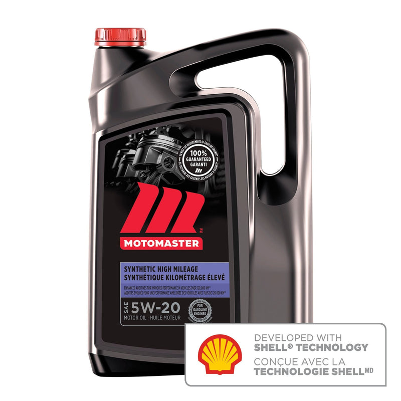 High Mileage 5W20 Synthetic Engine/Motor Oil, 5-L B9704