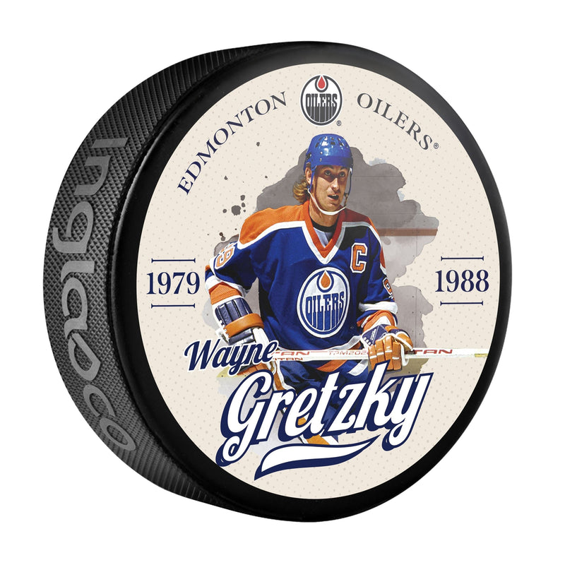 Wayne Gretzky Hockey Puck, 6-oz X9988