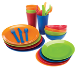 Acrylic Colourful Dinner Set, 33-pc
