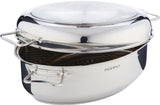18/10 Stainless Steel Multi-Roaster with Removable Rack, 50.3 x 18cm