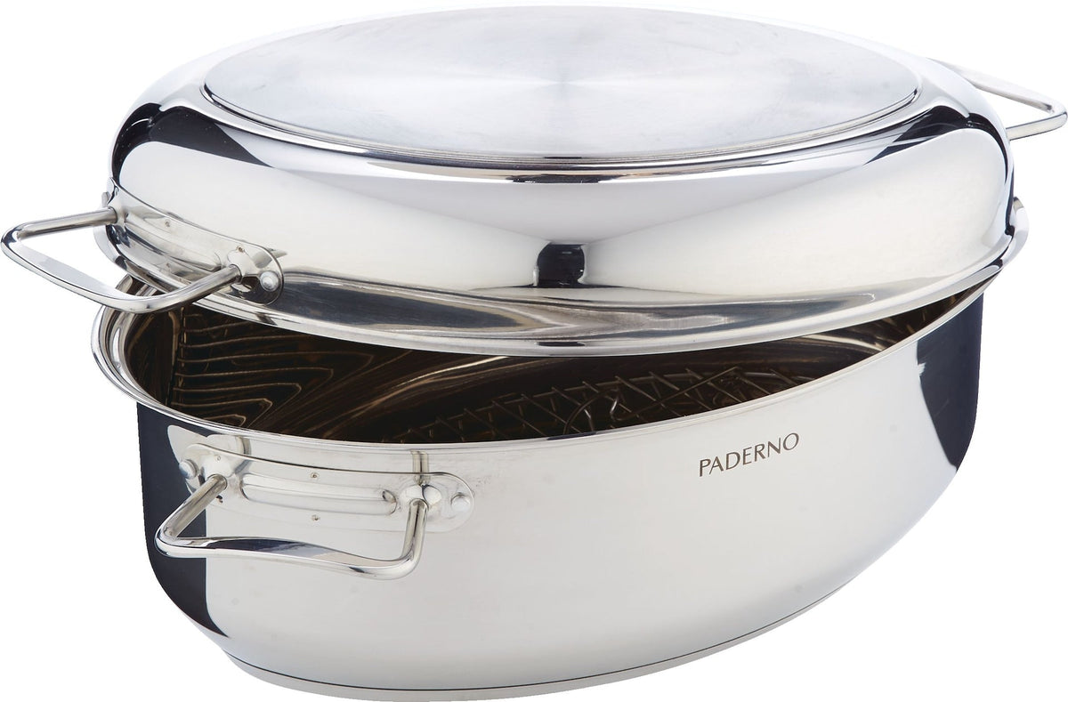 18/10 Stainless Steel Multi-Roaster with Removable Rack, 50.3 x 18cm
