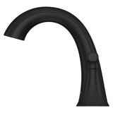 Rancho 8-in Widespread Bath Faucet, Matte Black