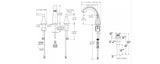 Rancho 8-in Widespread Bath Faucet, Matte Black