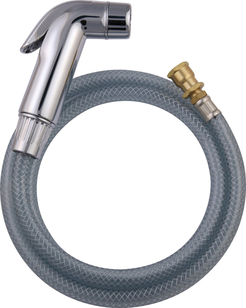 Handheld Kitchen Sink Sprayer with Flexible Hose, Chrome Finish Y7671