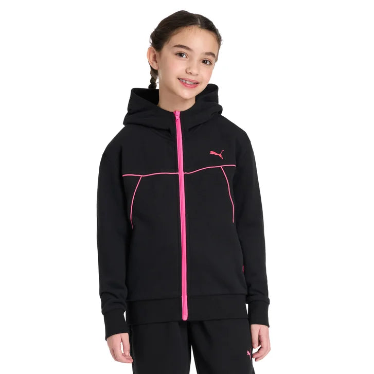 Puma Girls and Boys Fleece Full Zip Hoodie Y6823