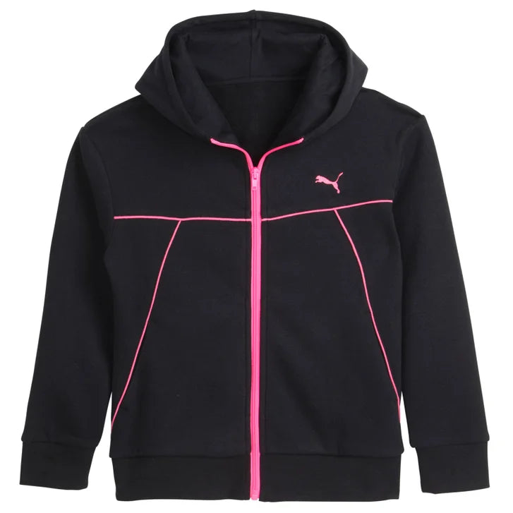 Puma Girls and Boys Fleece Full Zip Hoodie