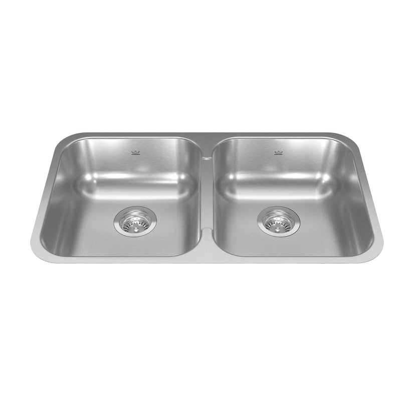 in FB Double Stainless Steel Sink, 30.88x17.75x7-in O6288