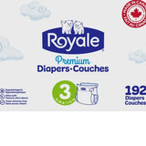 Royale Premium Baby Diapers, Sizes 1 - 2