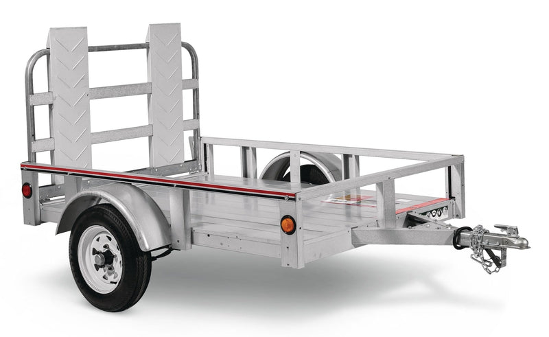 Galvalume Plus Open Rail Trailer, 4-ft x 6-ft B6032