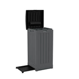 Trash Outdoor Garbage/Trash Refuse Container, 135L