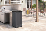 Trash Outdoor Garbage/Trash Refuse Container, 135L