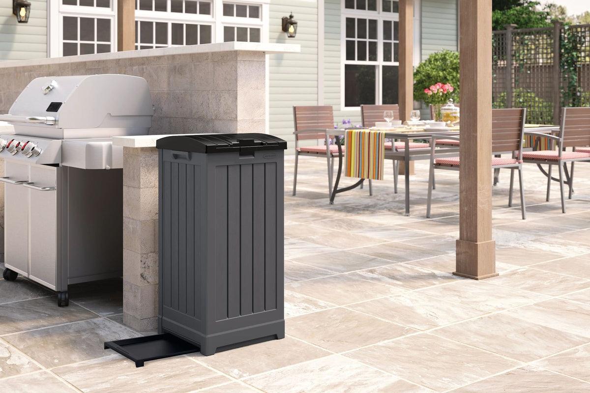 Trash Outdoor Garbage/Trash Refuse Container, 135L