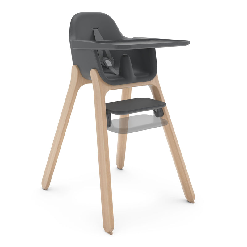 Ciro Sleek Easy-to-Clean High Chair, Jake-Charcoal P9500