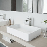 Amada 11-in Brushed Nickel Vessel Bathroom Faucet