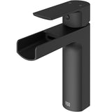Ileana Single Handle Single Hole Bathroom Sink Faucet, WaterSense Certified, Matte Black