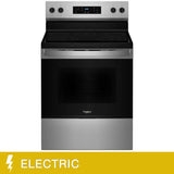Whirlpool 30 in 5.3 cu ft. Electric 5 Element Range with Dual Radiant Elements